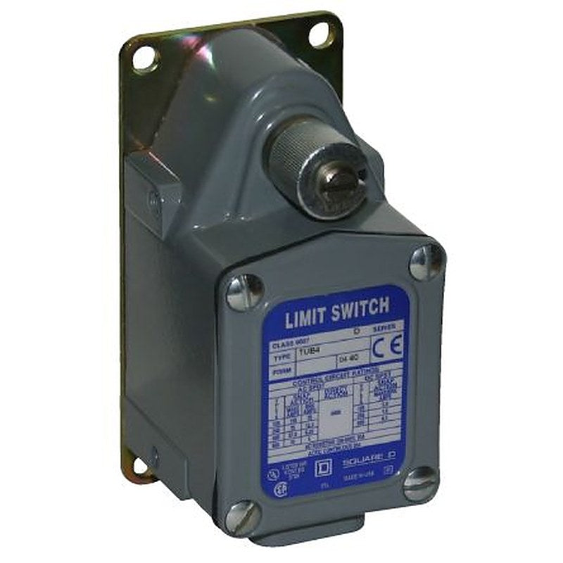 Telemecanique Sensors 9007 Series Roller Lever Limit Switch, SPDT, IP67, IP66, IP65, Die Cast Zinc Housing, 600V ac, 20A