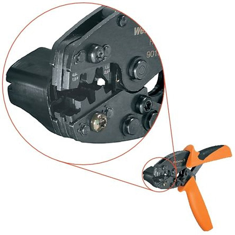 Weidmüller HTF 48 Crimp Tool B-Crimp for Uninsulated Spade Terminals