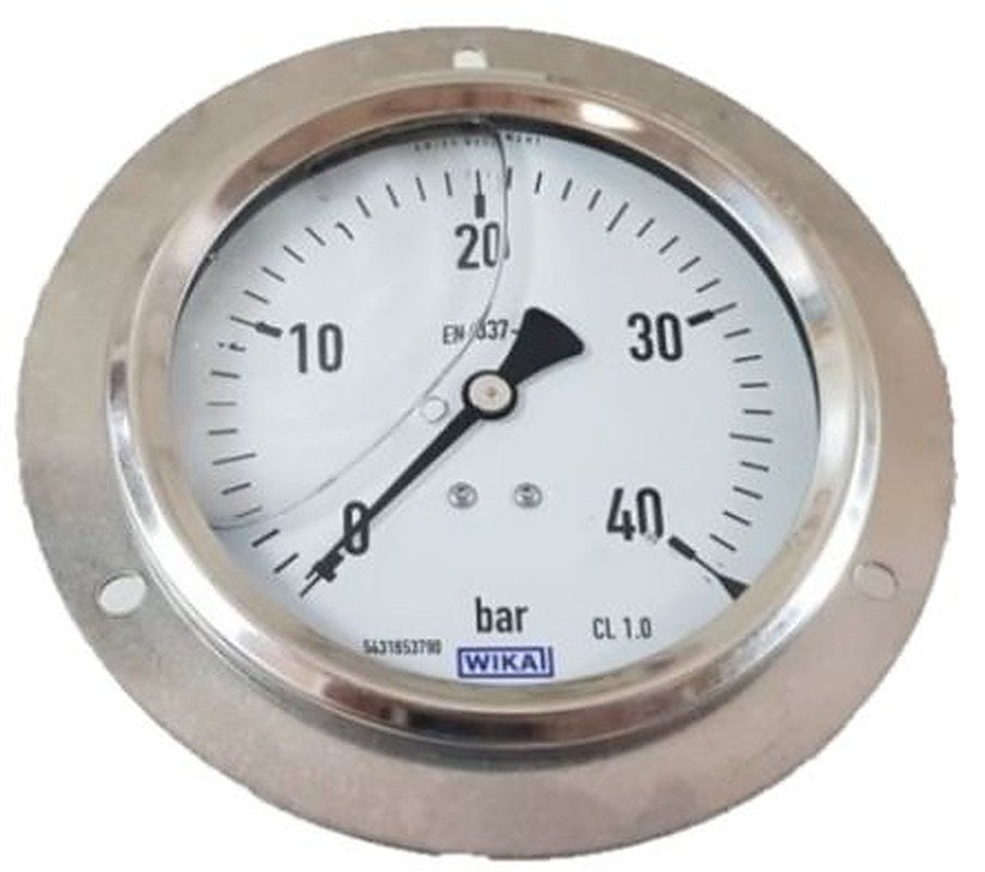 WIKA G 1/2 MNPT Pressure Gauge, 100 mm, 40 bar