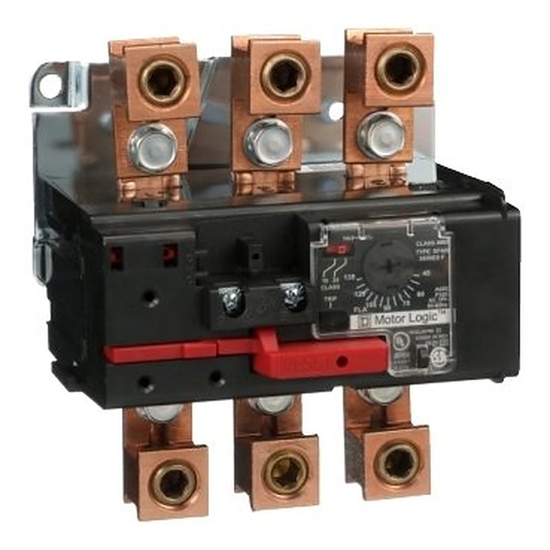 Overload Relay, Motor Logic, solid state overload relay, NEMA Size 4, 3 pole, 45A to 135A, 600VAC, separate mount (Overload Relay Motor Logic) is a Schneider Electric product. Designed for reliable performance and long service life. Available across Iraq — contact us for pricing and delivery options.