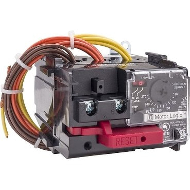 Overload Relay, Motor Logic, solid state overload relay, NEMA Size 5, 3 pole, 90A to 270A, 600VAC, replacement relay (Overload Relay Motor Logic) is a Schneider Electric product. Designed for reliable performance and long service life. Available across Iraq — contact us for pricing and delivery options.