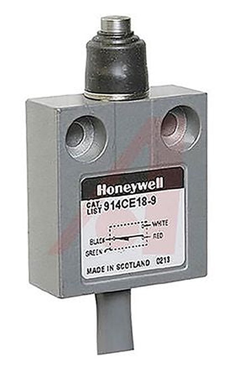 Honeywell 914CE Series Plunger Limit Switch, IP66, IP67, IP68, Die Cast Zinc Housing