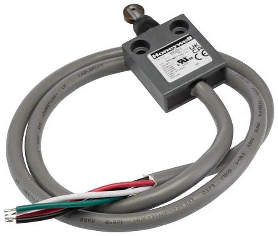 Honeywell 914CE Series Roller Plunger Limit Switch, SPDT, IP66, IP67, IP68, Die Cast Zinc Housing, 250V ac, 5A