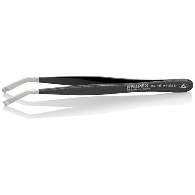 Knipex 120mm Stainless Steel Smooth ESD Safe Tweezer