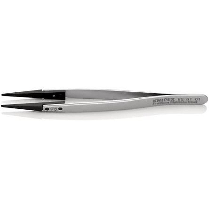 Knipex 130mm Stainless Steel Straight ESD Safe Tweezer