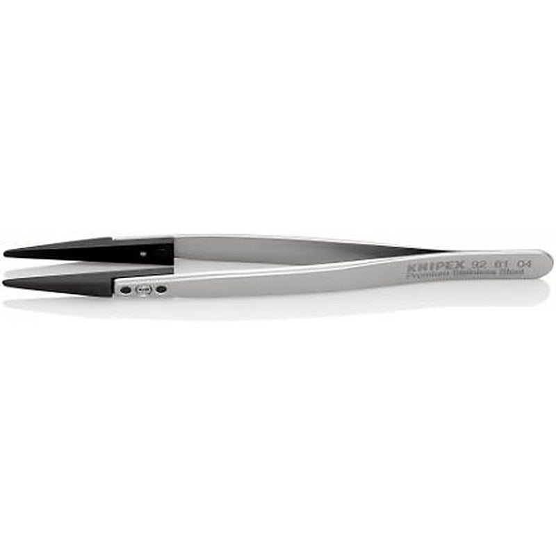 Knipex 130mm Stainless Steel Straight ESD Safe Tweezer