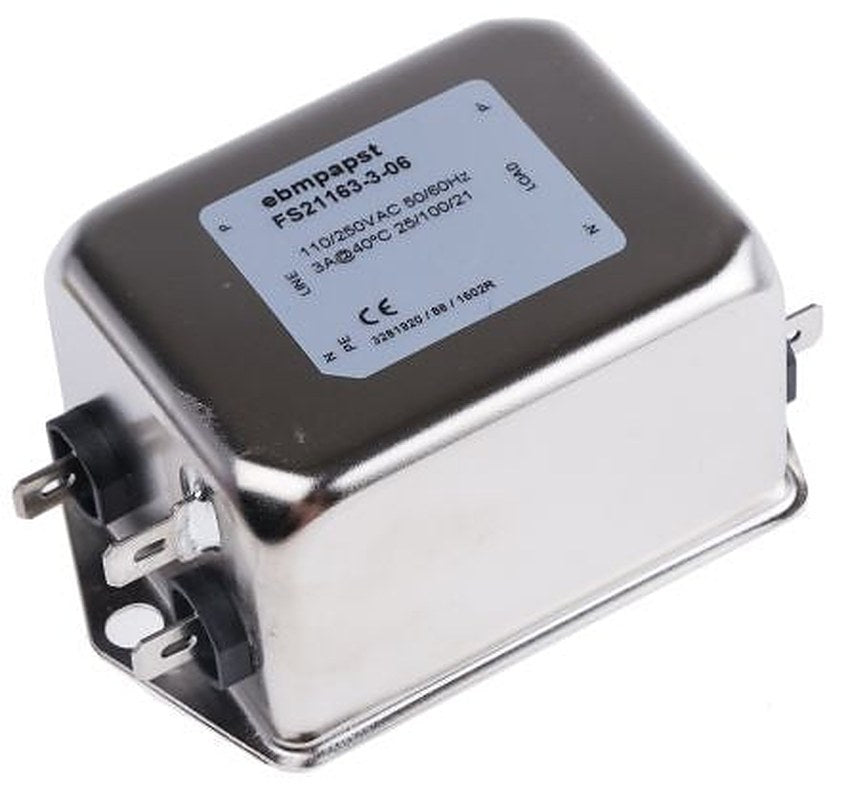 ebm-papst, 920-CON0085 3 A 230V ac, Flange Harmonic Filter, Tab 3 Phase