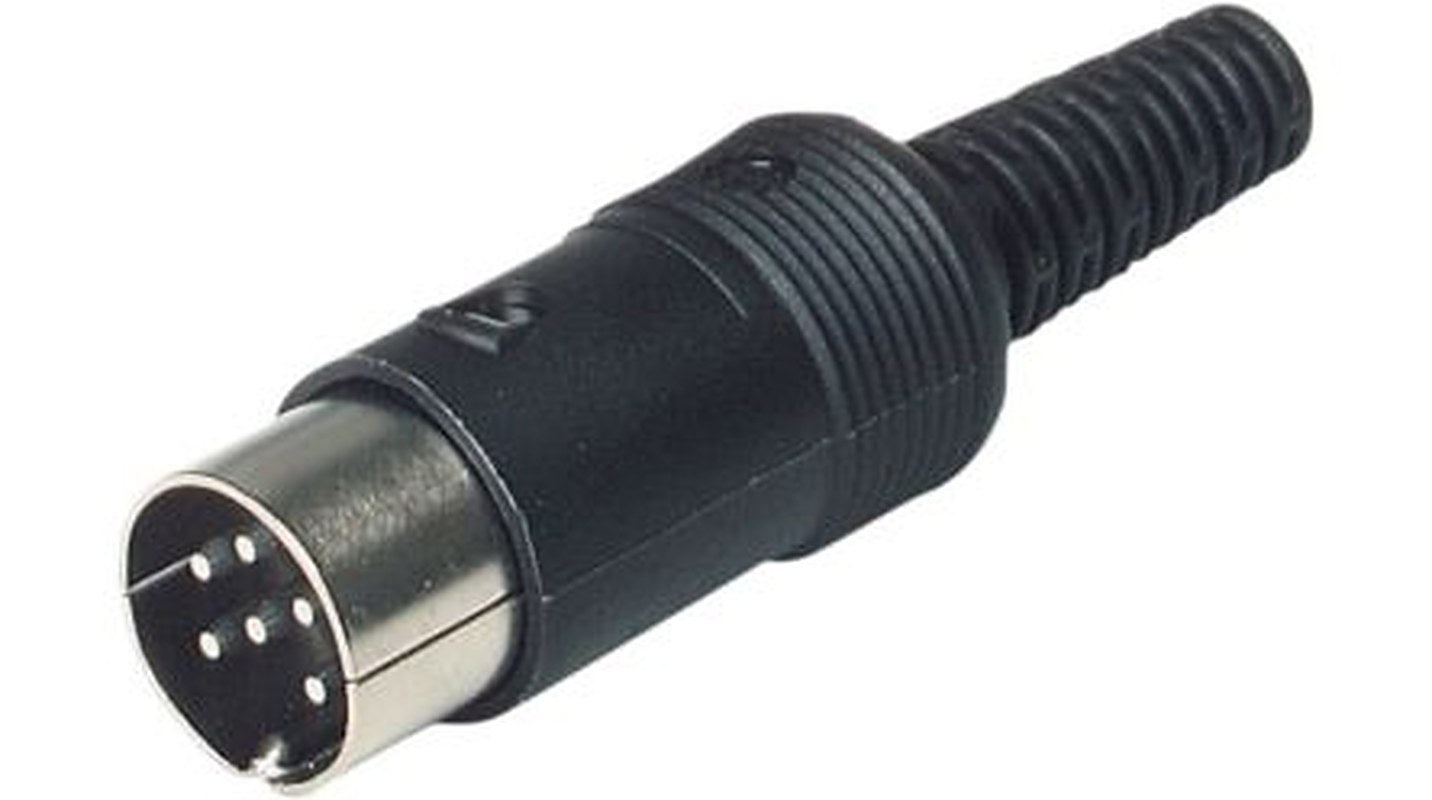 Hirschmann Industrial Circular Connector, 6 Contacts, Cable, Cable, Plug, Plug, Male, IP30, IP30, MAS 60 BLACK Series