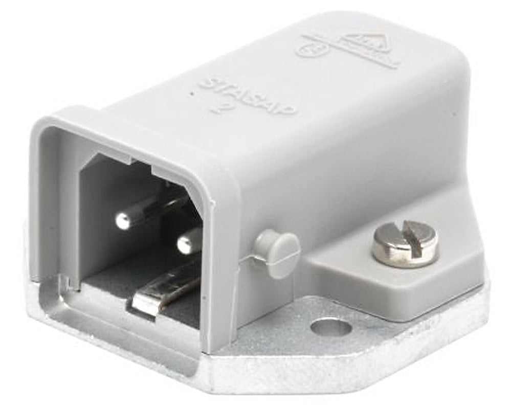 Hirschmann, ST IP20 Grey Mains Connector, Surface Mount, 2P+PE, Rated At 16A, 250V