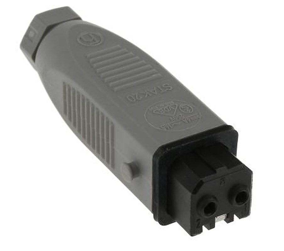 Hirschmann, ST IP54 Grey Cable Mount 2+PE Straight Heavy Duty Power Connector, 16A, 250V
