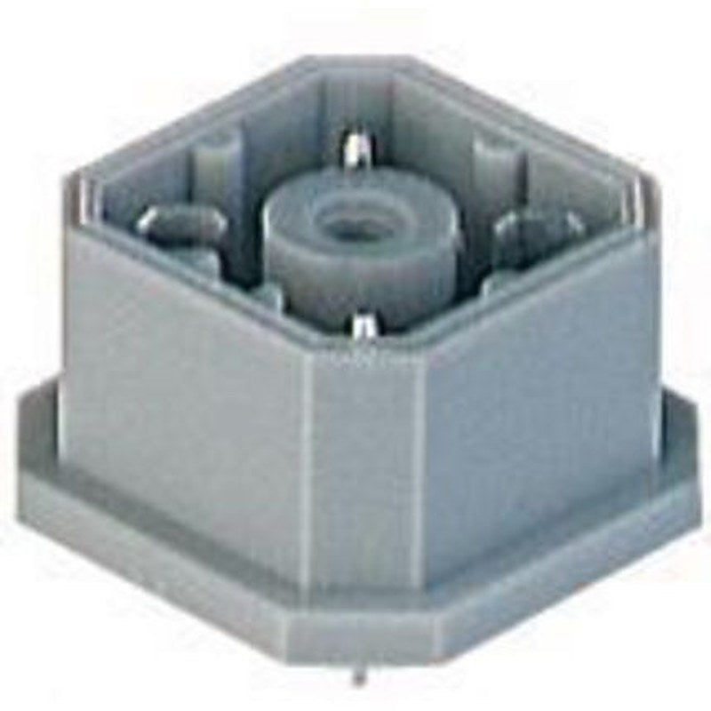 Hirschmann, G IP65 Grey PCB Mount 3P+PE Straight Power Connector, 10A, 250V ac/dc