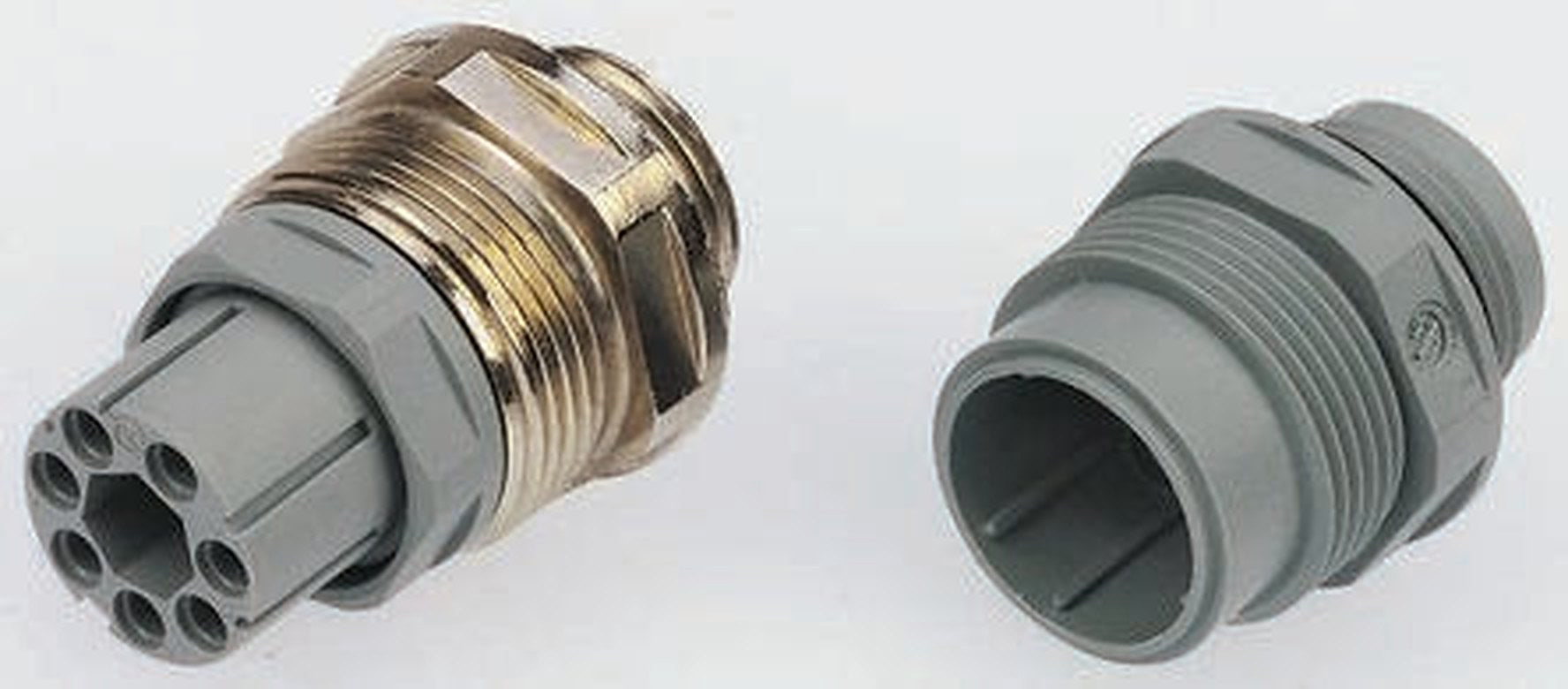 Hirschmann, NR 7 Pole Straight Standard DIN Socket, DIN 43651, 10A, 250V ac/dc IP65, Screw, Panel Mount Female