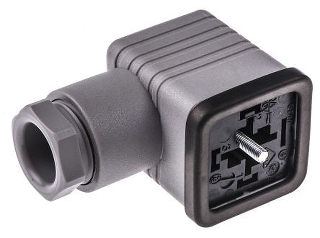 Hirschmann GDM 3+E DIN 43650 A Solenoid Valve Connector, 250V ac/dc Voltage