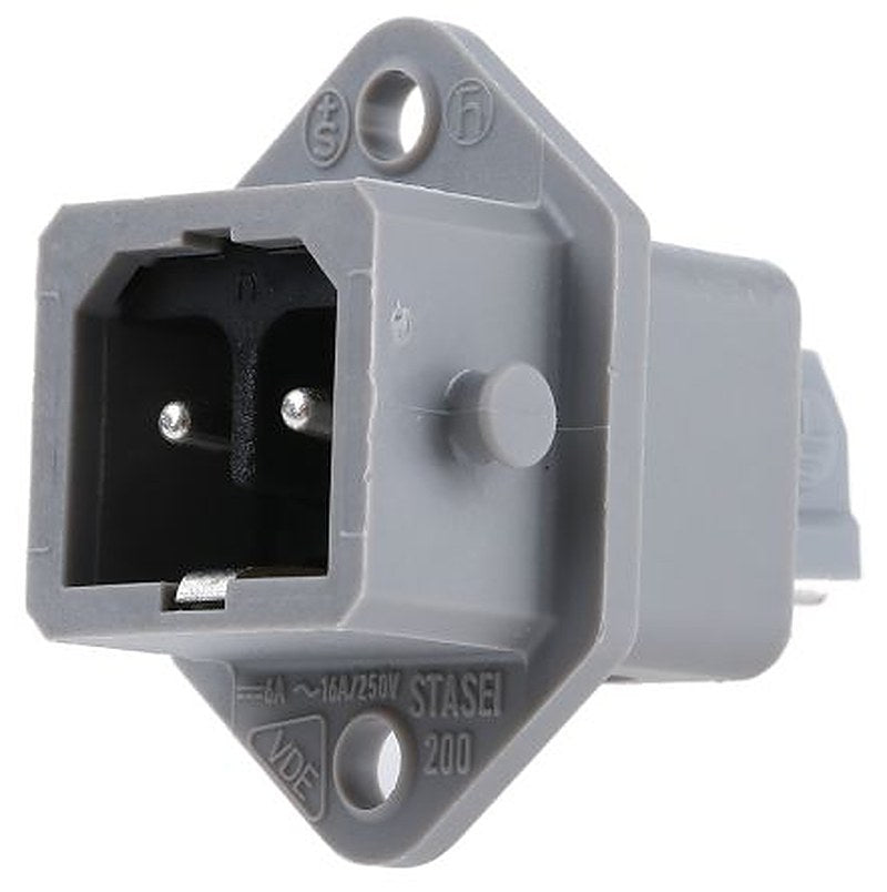 Hirschmann, ST IP54 Grey Industrial Power Connector, Panel Mount, 2P+PE, Rated At 16A, 250V