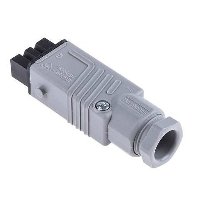 Hirschmann, ST IP54 Grey Cable Mount 3+PE Straight Heavy Duty Power Connector, 16A, 250V, 400 V