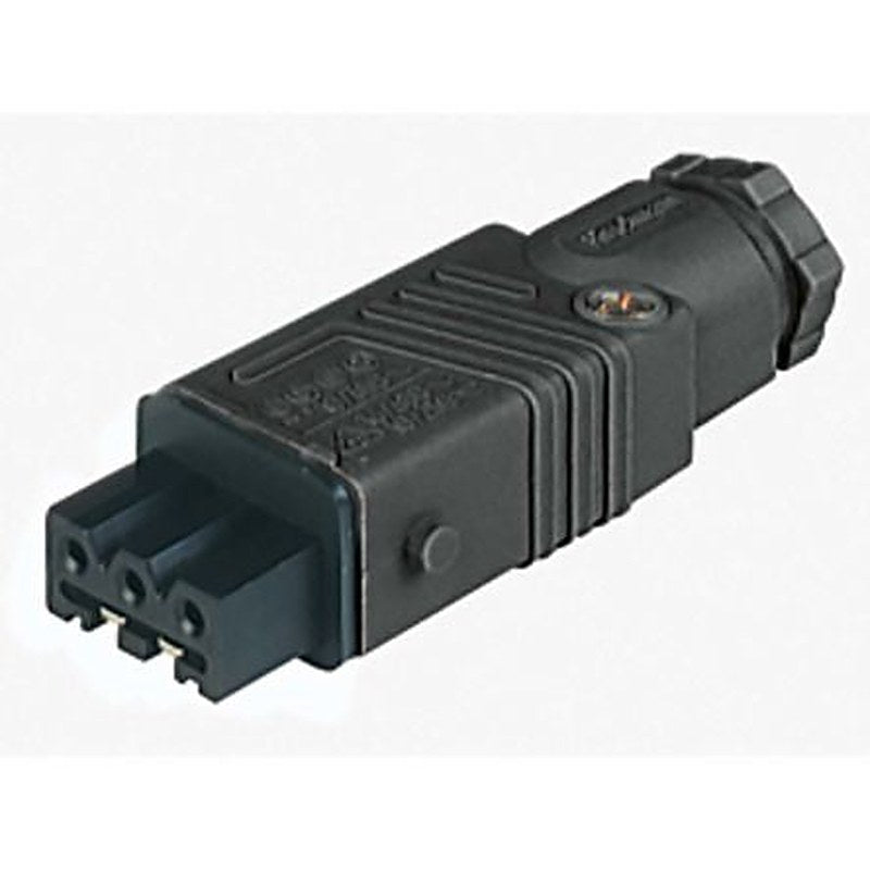 Hirschmann, ST IP54 Black Industrial Power Connector, Cable Mount, 3P+E, Rated At 16A, 400V