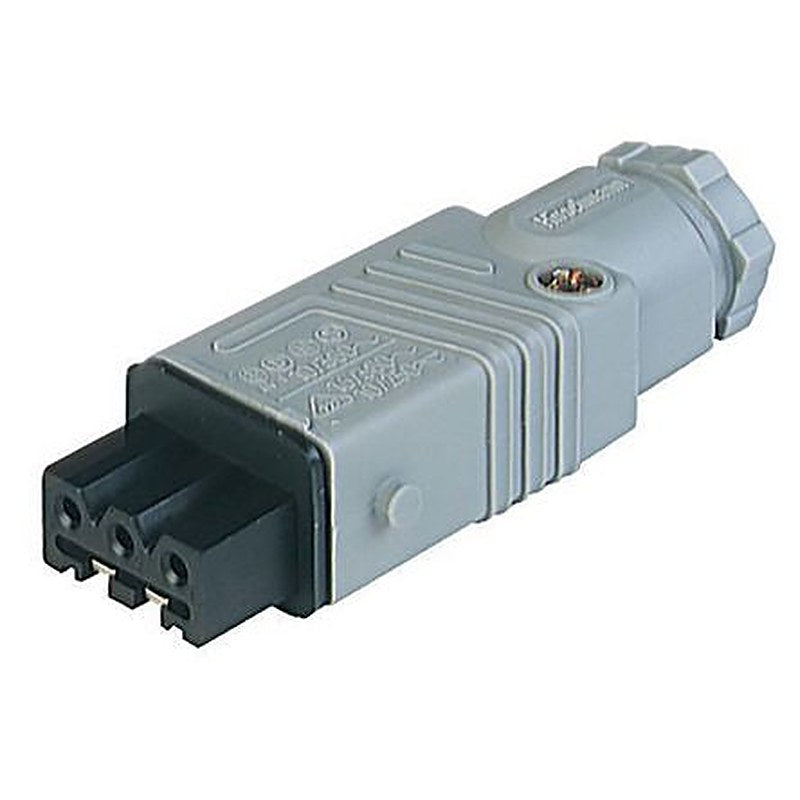 Hirschmann, ST IP54 Grey Industrial Power Connector, Cable Mount, 3P+E, Rated At 16A, 400V