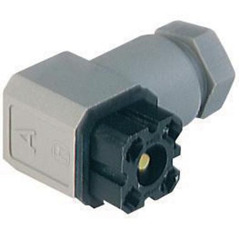 Hirschmann, G 4 Pole Angled Standard DIN Connector, DIN EN 61984, 6A, 50V ac/dc IP65, Screw Female