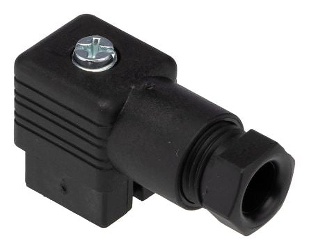 Hirschmann, GO IP65 Black Power Connector, Screw Mount, 6, Rated At 6A, 50V ac/dc