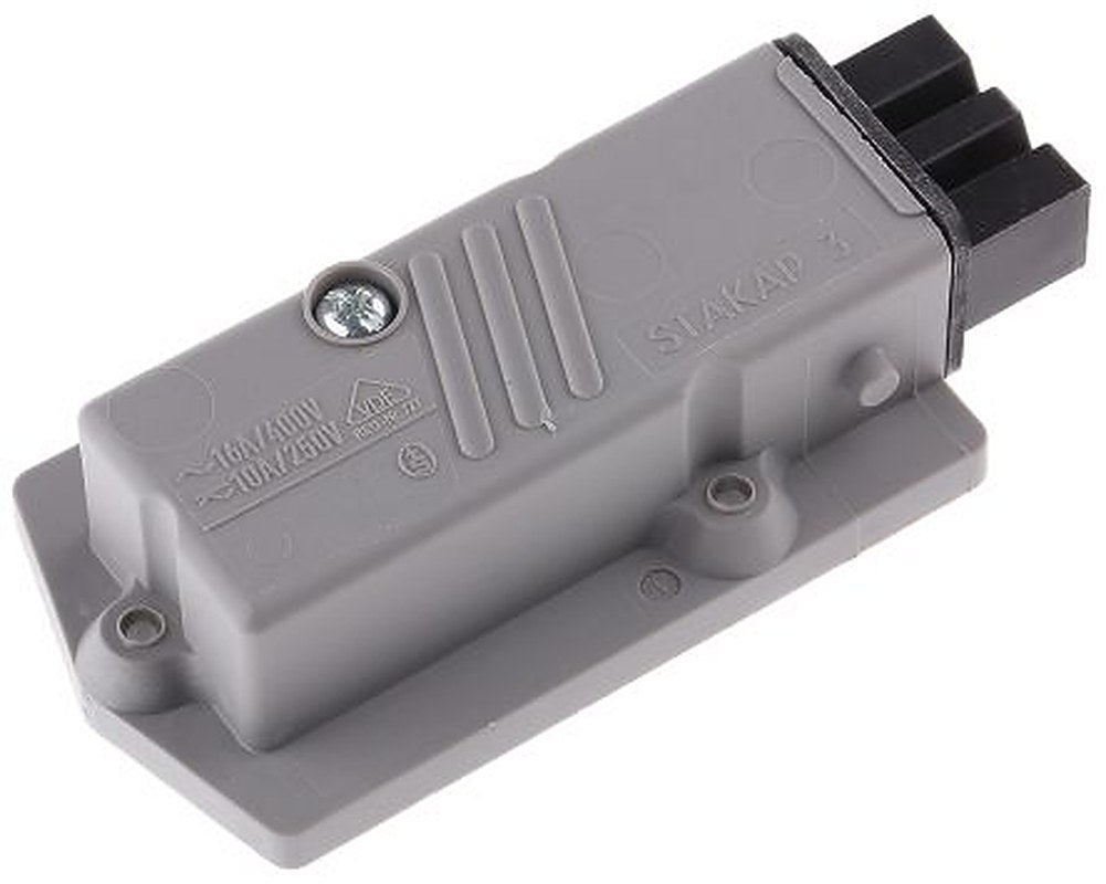 Hirschmann, ST IP54 Black, Grey Industrial Power Connector, Panel Mount, 3+PE, Rated At 16A, 400V