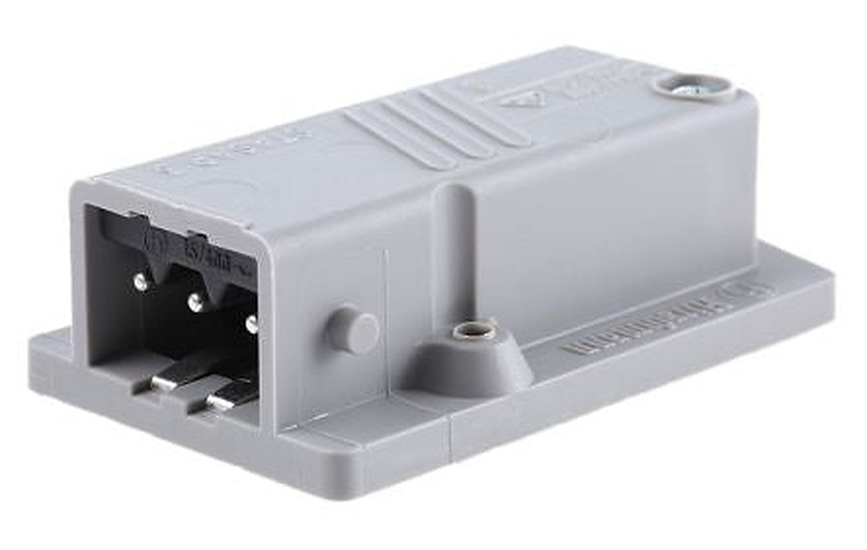 Hirschmann, ST IP54 Grey Industrial Power Connector, Panel Mount, 3P+PE, Rated At 16A, 400V