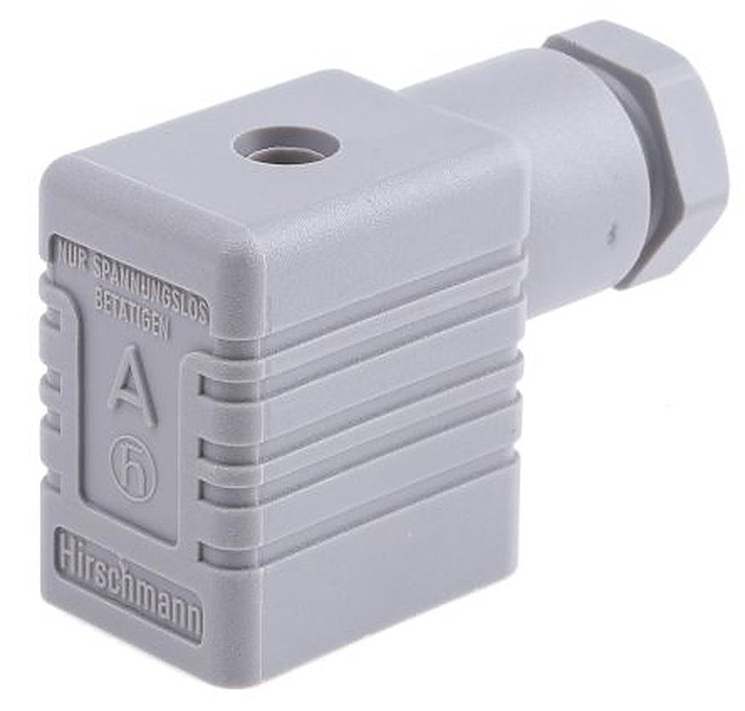 Hirschmann GMN 2+E DIN 43650 B Solenoid Valve Connector, 25V ac/dc Voltage