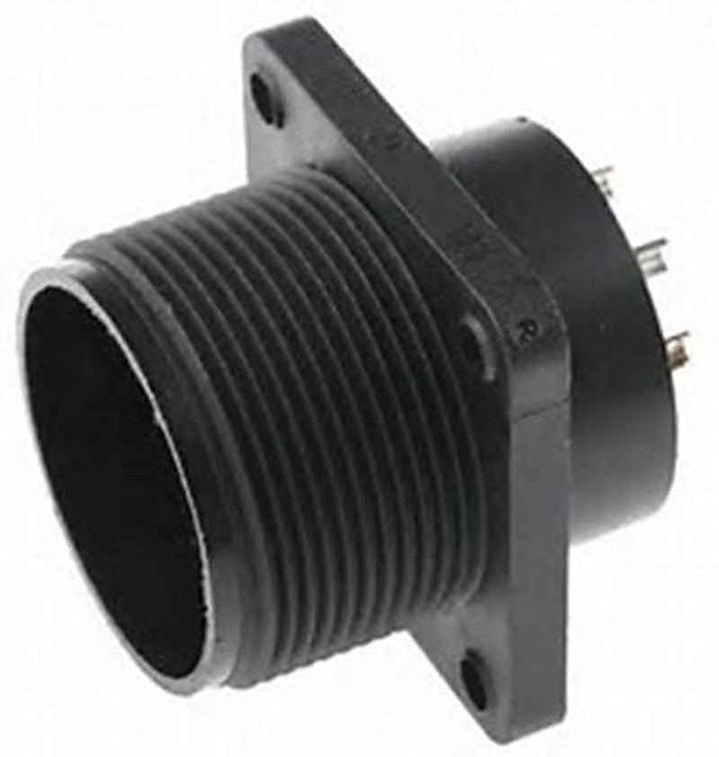 Hirschmann, CM, Silver Straight 14 Way Panel Mount MIL Spec Circular Connector Male Black, Female Contacts,Shell Size