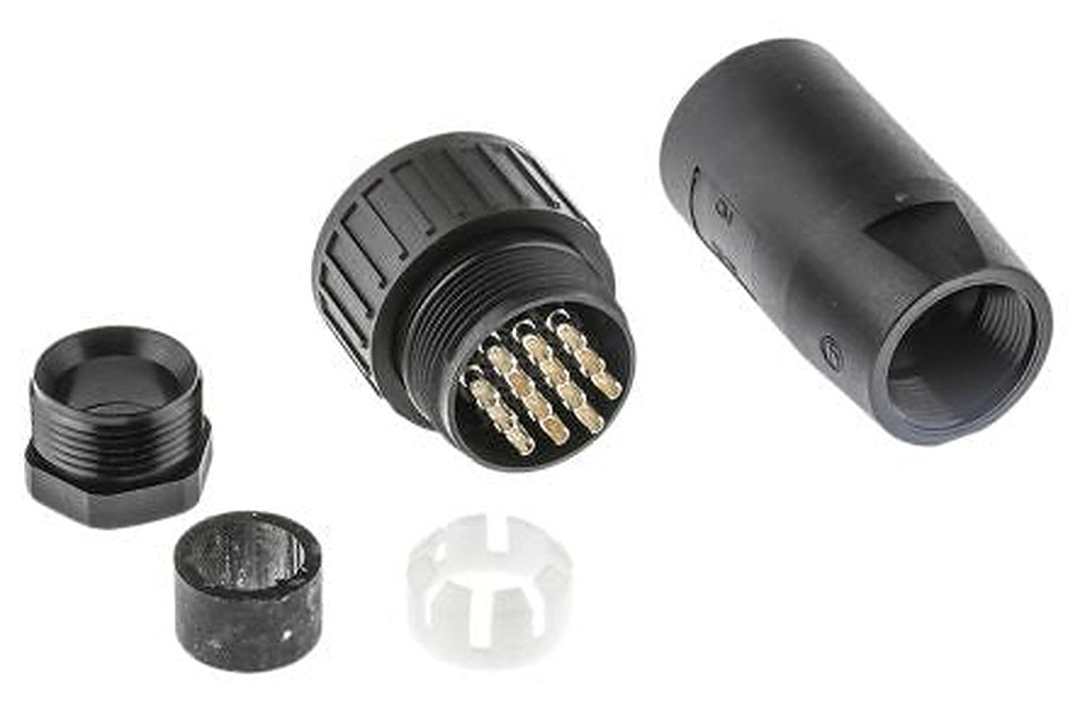 Hirschmann, CM, Copper Straight 14 Way Cable MIL Spec Circular Connector Female, Female Contacts,Shell Size 20, Screw