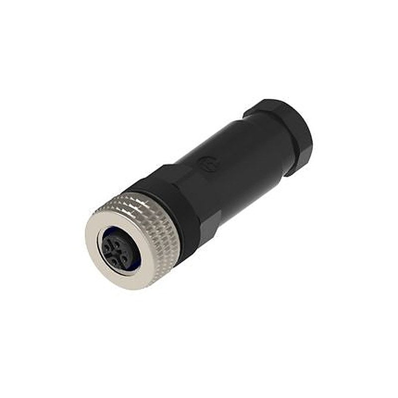Hirschmann Connector, 4 Contacts, Screw, M12 Connector, Socket, Female, IP65, IP67, ELKA Series