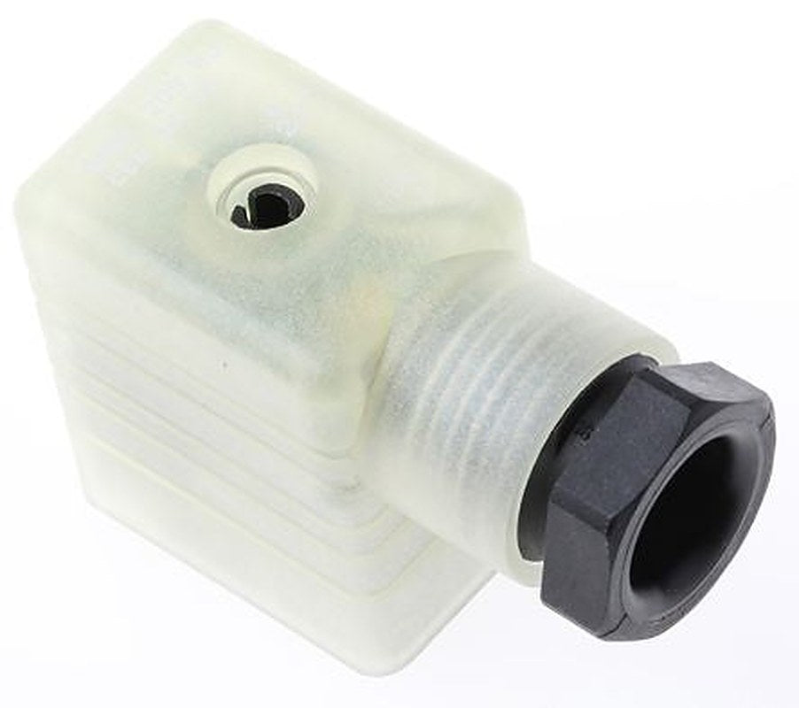 Hirschmann GMNL 2+E DIN 43650 B Solenoid Valve Connector Indicator Light, 24V ac/dc Voltage