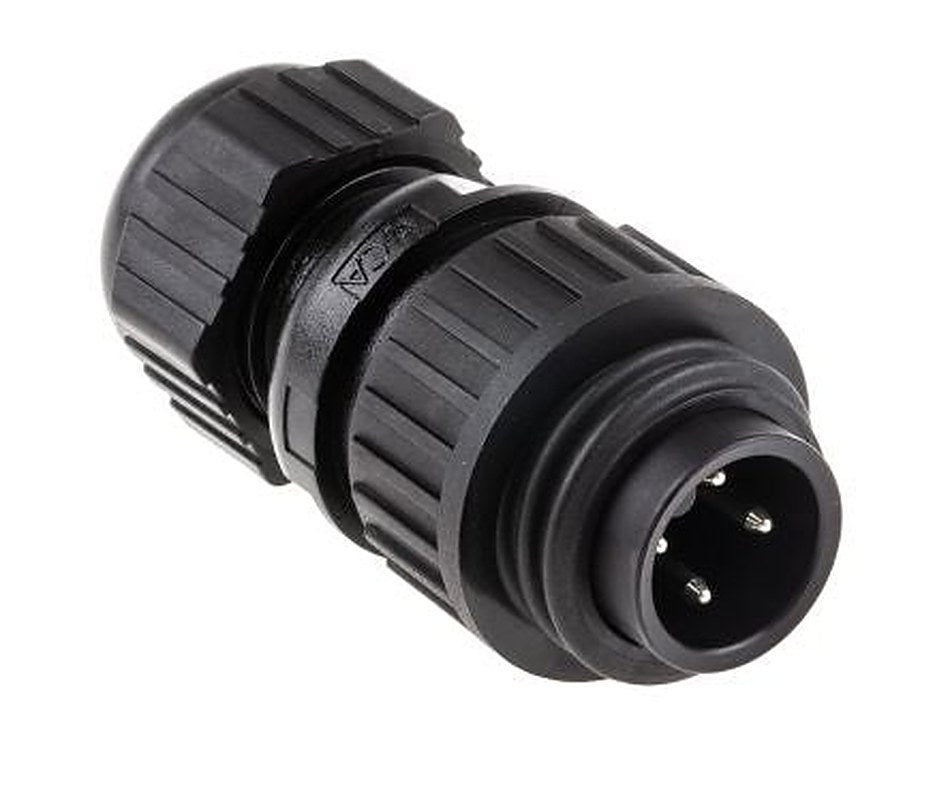 Hirschmann Circular Connector, 4 Contacts, Cable, M22 Connector, Plug, Male, IP67, 934124100 Series