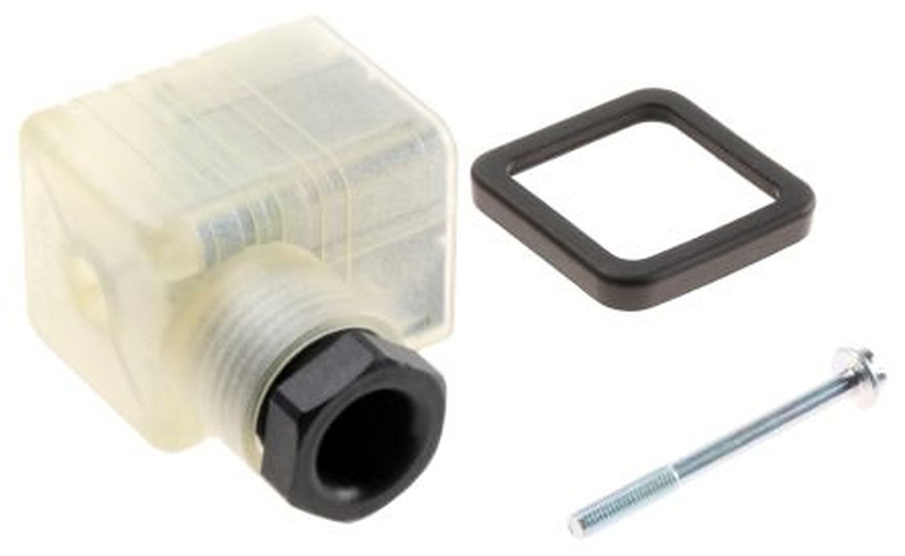 Hirschmann GDML 2+E DIN 43650 A Solenoid Valve Connector Indicator Light, 120V Voltage