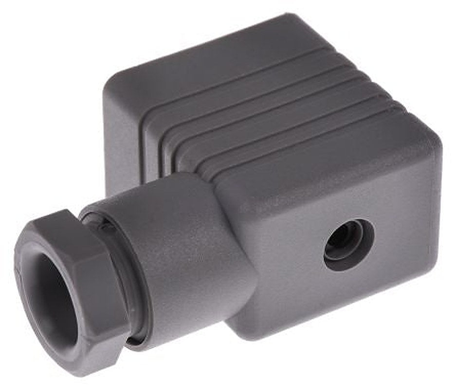 Hirschmann GM 2+E DIN 43650 B Solenoid Valve Connector Female Indicator Light, 250V Voltage