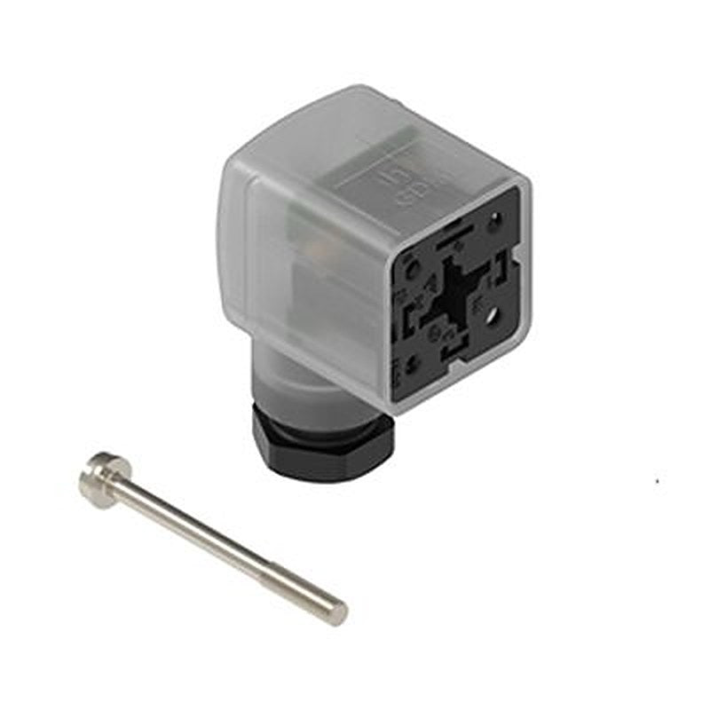 Hirschmann GDM 3P DIN 43650 Solenoid Connector Female, 24V ac/dc Voltage