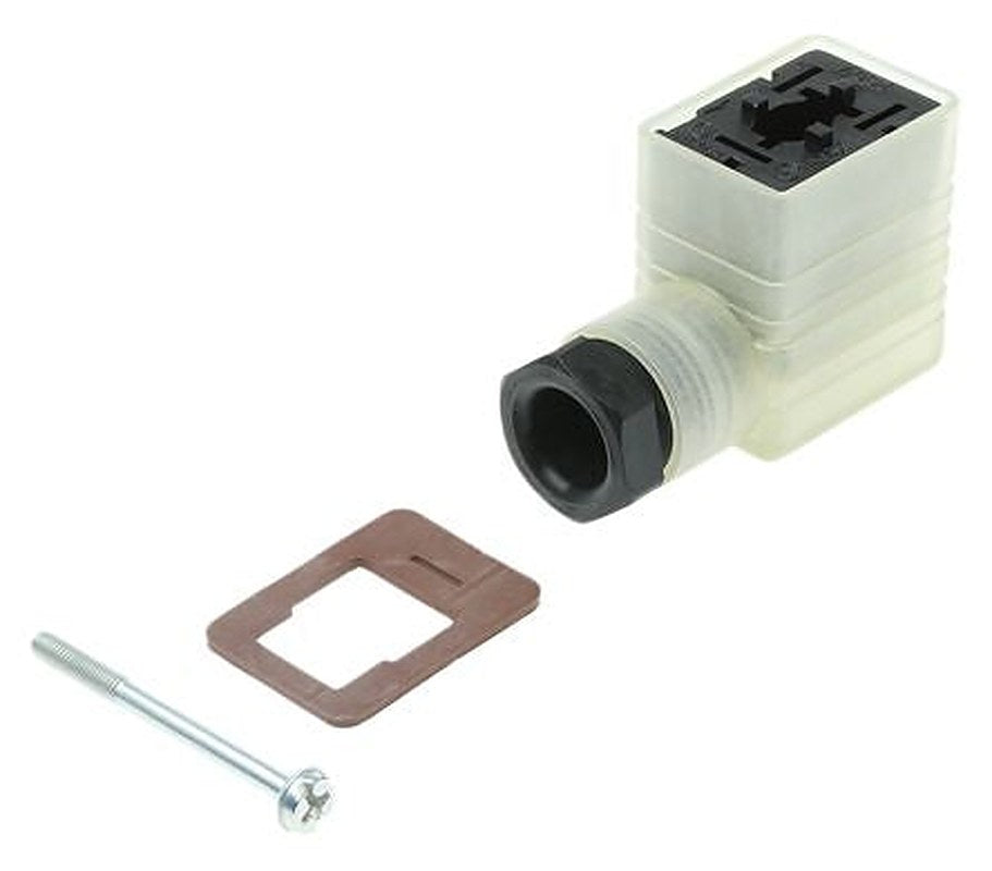 Hirschmann GML 2P+E DIN 43650 B Solenoid Valve Connector Indicator Light