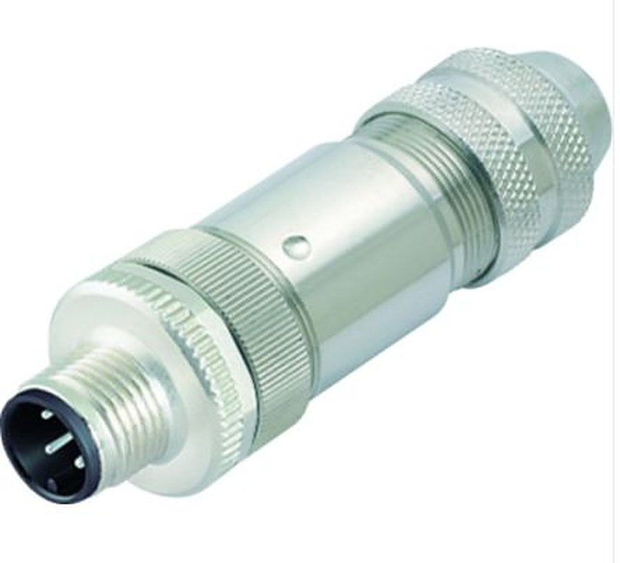 Weidmüller Connector, 4 Contacts, Screw, M12 Connector, Plug, Socket, Male/Female, IP67, FBCON Series