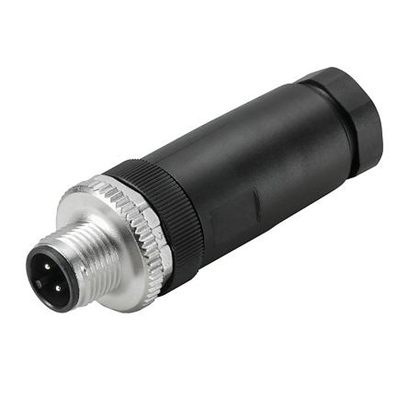 Weidmüller Connector, 5 Contacts, Screw, M12 Connector, Plug, Socket, Male/Female, IP67, SAIS Series