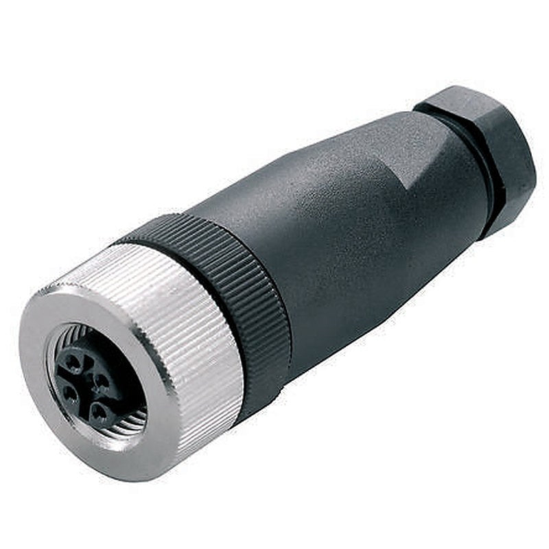 Weidmüller Connector, 4 Contacts, Screw, M12 Connector, Socket, Female, IP67, SAIB Series
