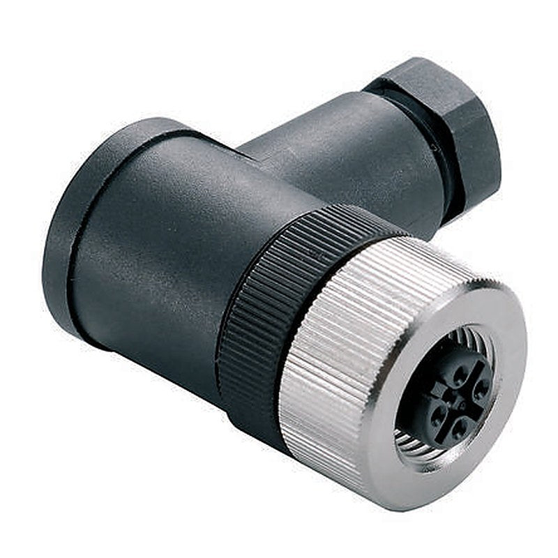 Weidmüller Connector, 4 Contacts, Screw, M12 Connector, Socket, Male/Female, IP67, SAIBW Series