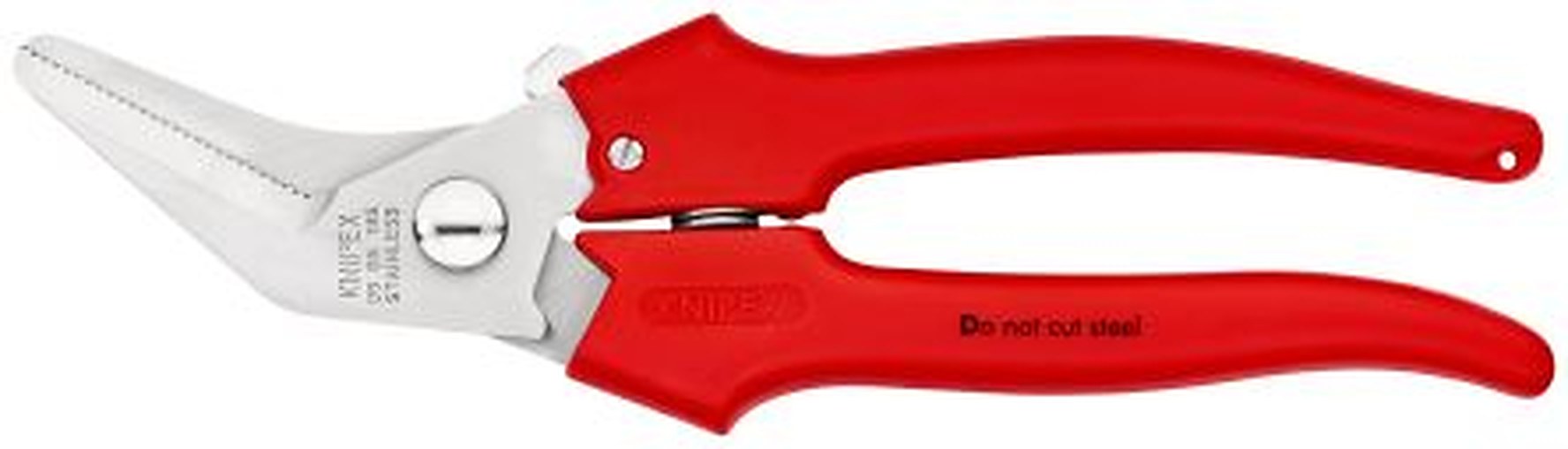 Knipex 185mm Tin Snip for Plastic