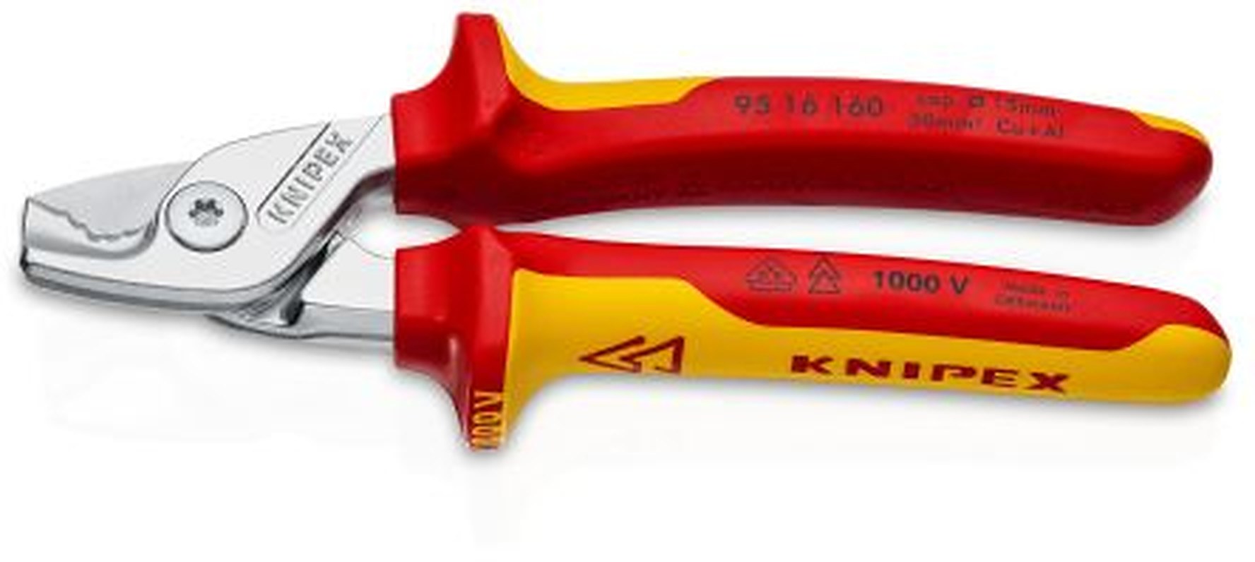 Knipex Knipex VDE/1000V Approved Twin Cutting Edge Cable Cutter