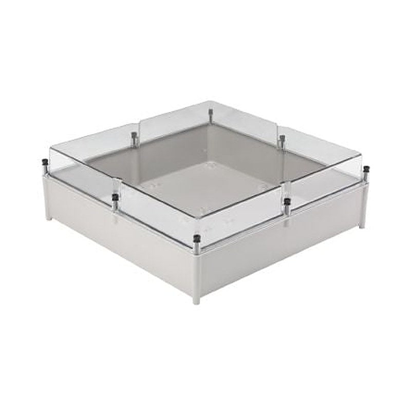 Weidmüller TBF Series Grey Fibreglass Reinforced Polyester Enclosure, IP66, IK08 603 mm, 605 mm, 210 mm