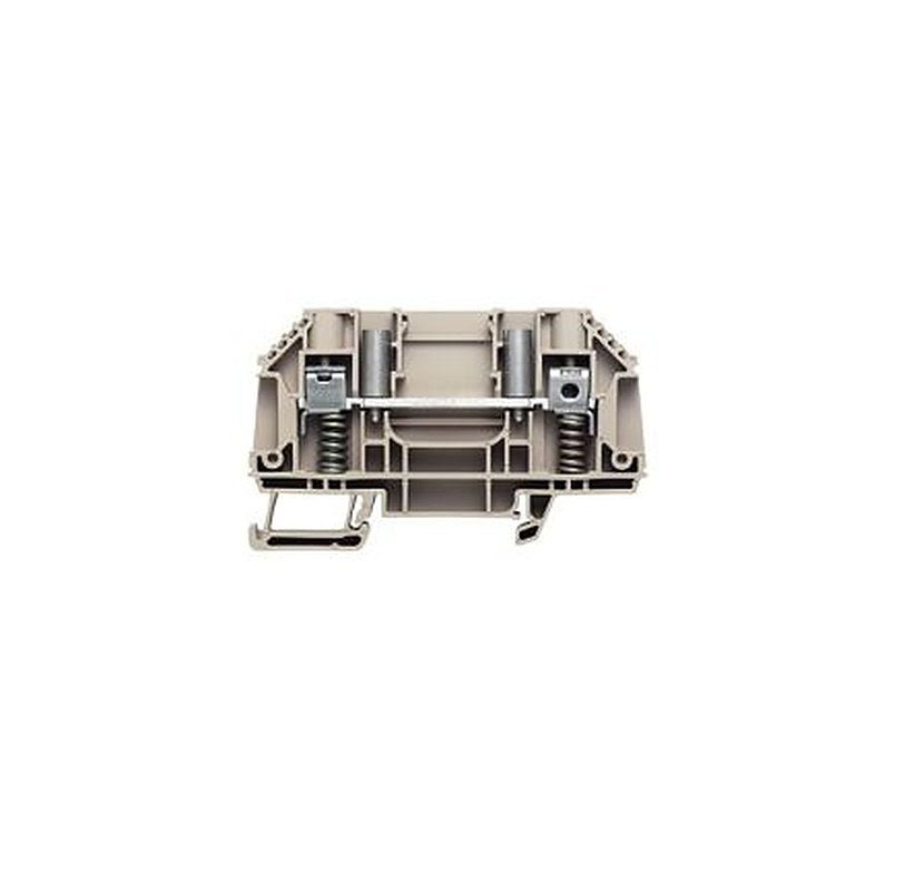 Weidmüller 9538090000 WTD Series Test Disconnect Terminal Block Dark Beige, 6mm², 1-Level, Screw, ATEX, IECEx