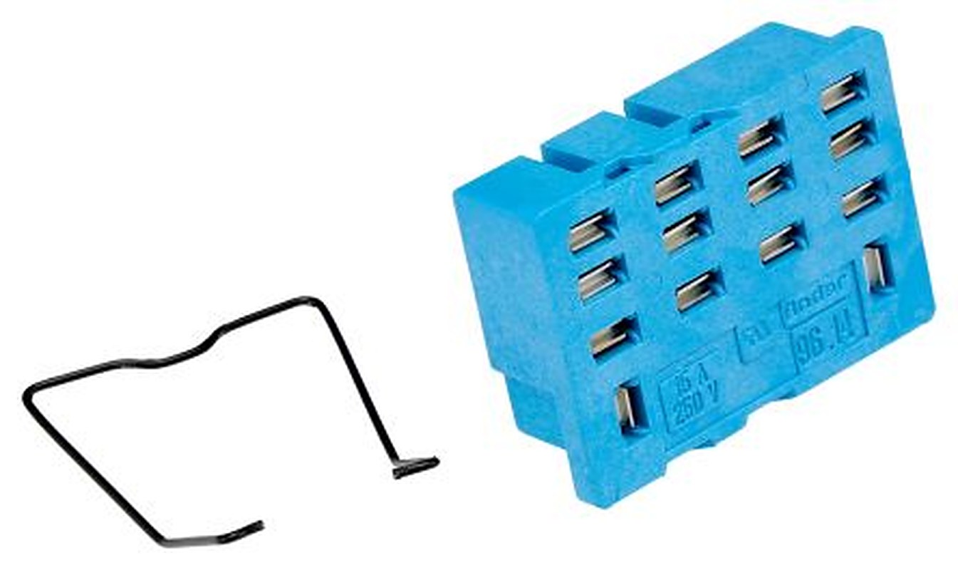 Finder 96 8 Way 250V ac DIN Rail Relay Socket