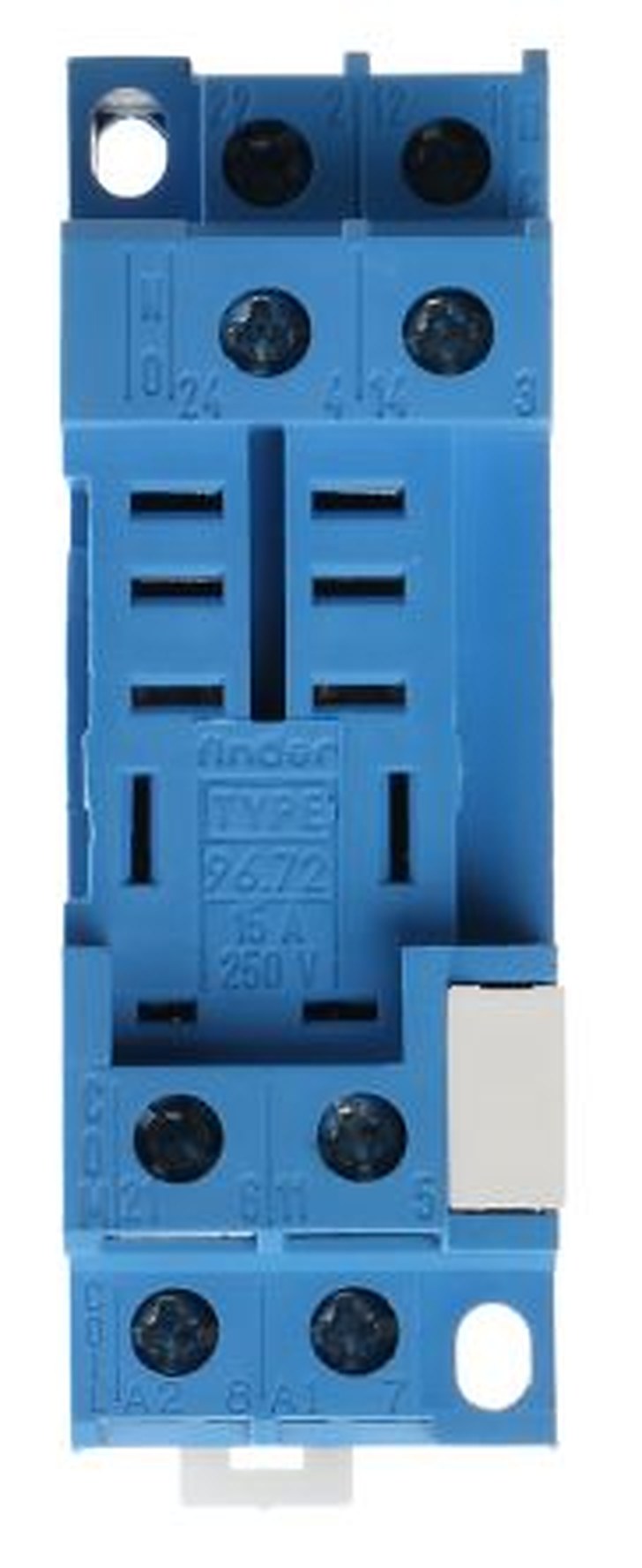 Finder 96 8 Way 250V ac DIN Rail Relay Socket