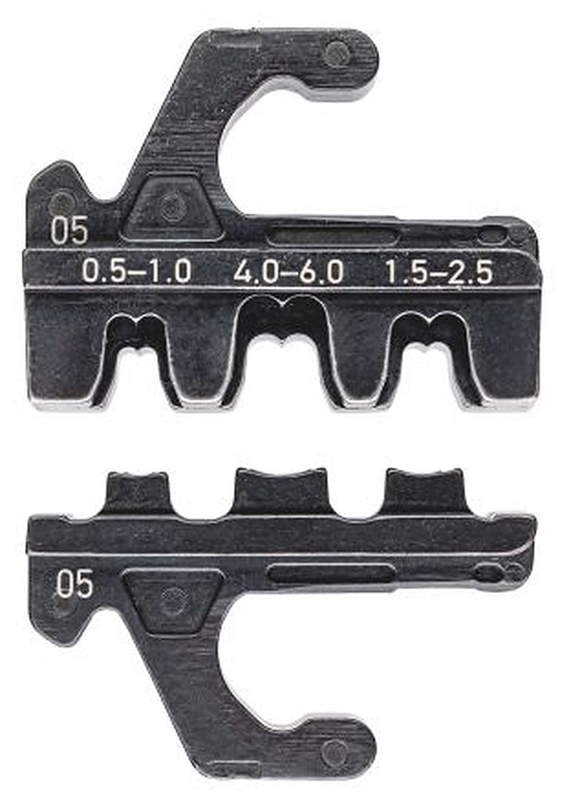 Knipex, 97 Crimp Die, Coaxial Type Open Plug Type Connector Grey