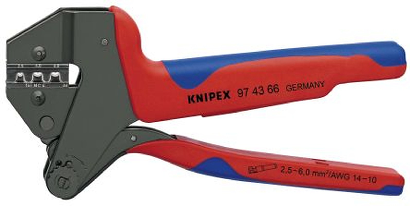 Knipex Knipex 97 4366 5 mm Crimp Tool Crimping Plier for 5 / 4 / 6 mm², MC4 Multi-Contact photovoltaïc 2