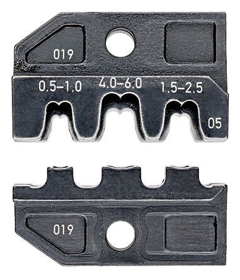 Knipex, 97 Crimp Die Set, Coaxial Type Crimp Die Black