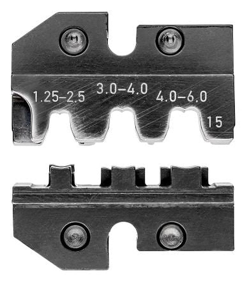 Knipex, 97 Crimp Die Set, Coaxial Type Crimp Die Black