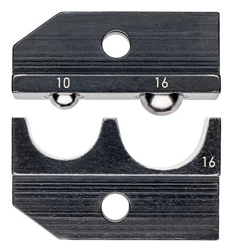 Knipex, 97 Crimp Die Set, Coaxial Type Crimp Die Black